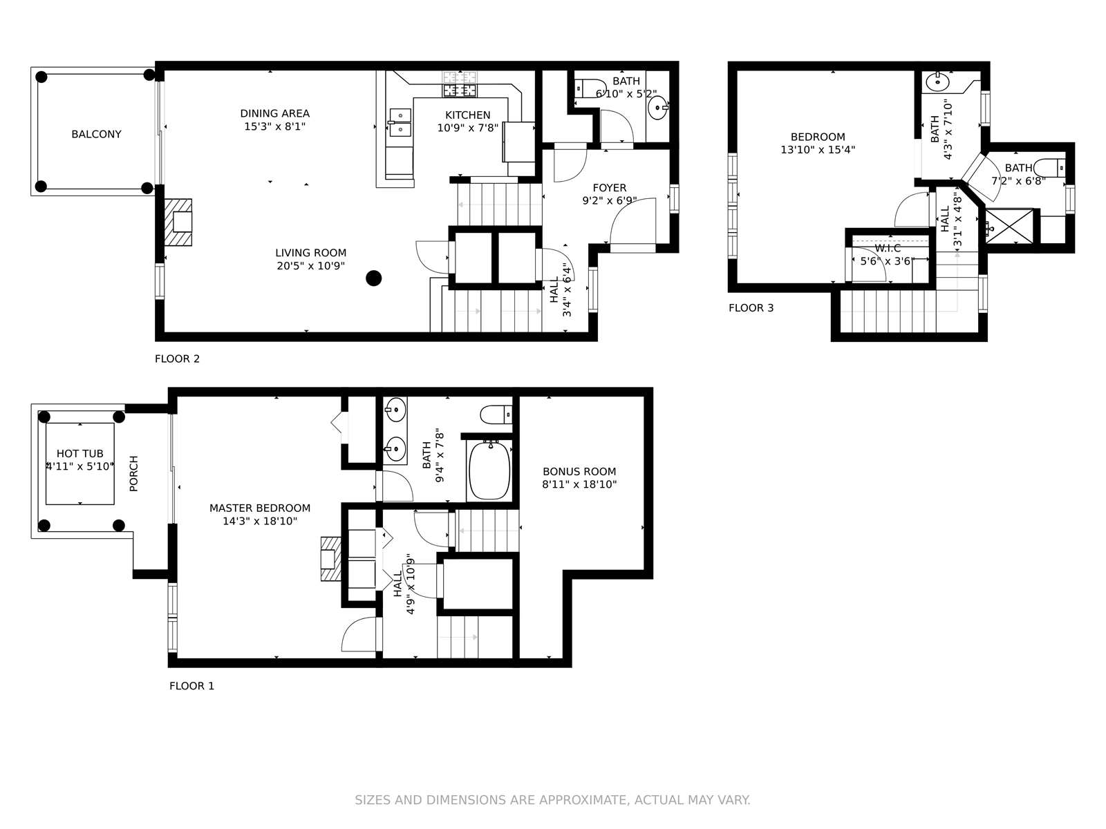 Floor Plan for Saddle Ridge A3 - Montana Mountain Escape Chalet