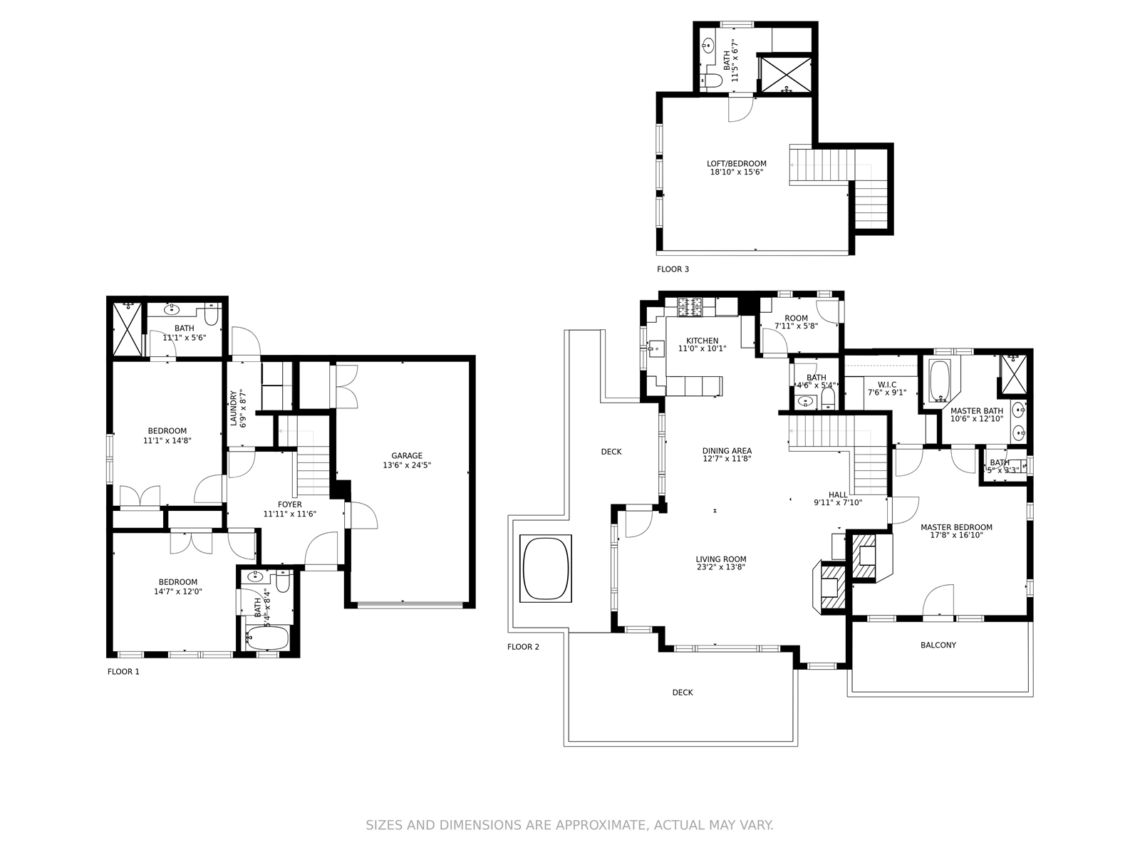Floor Plan for Silver Star Chalet