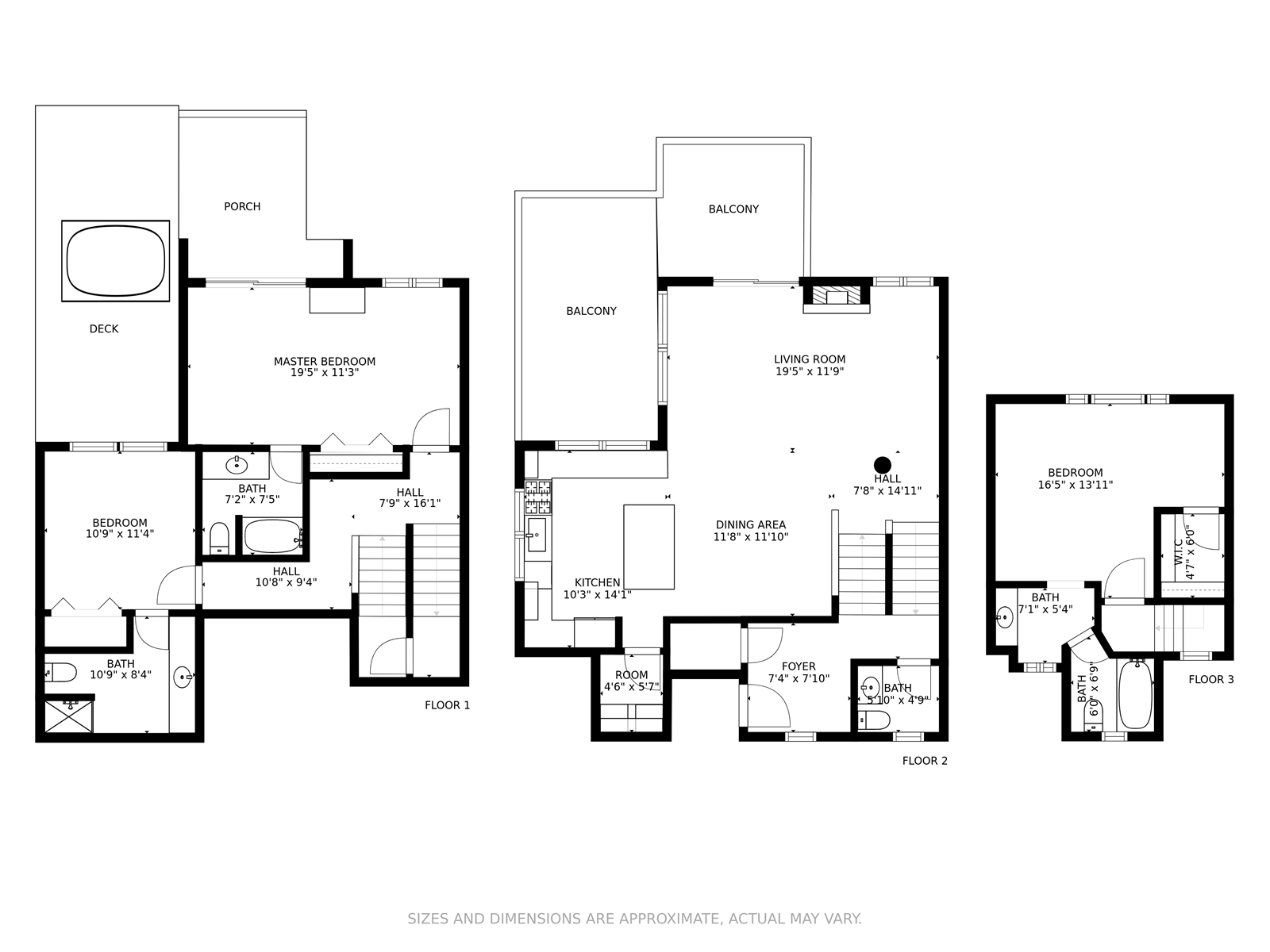 Floor Plan for Saddle Ridge U2 - Champagne Chalet