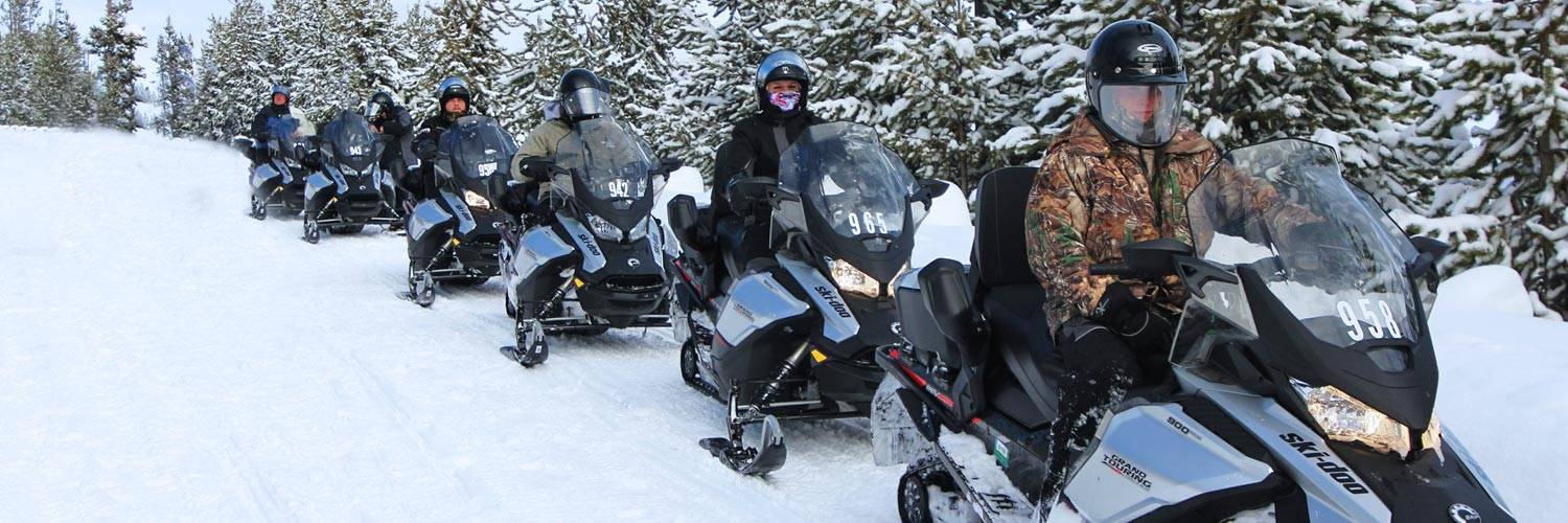 yellowstone vacation tours snowmobile